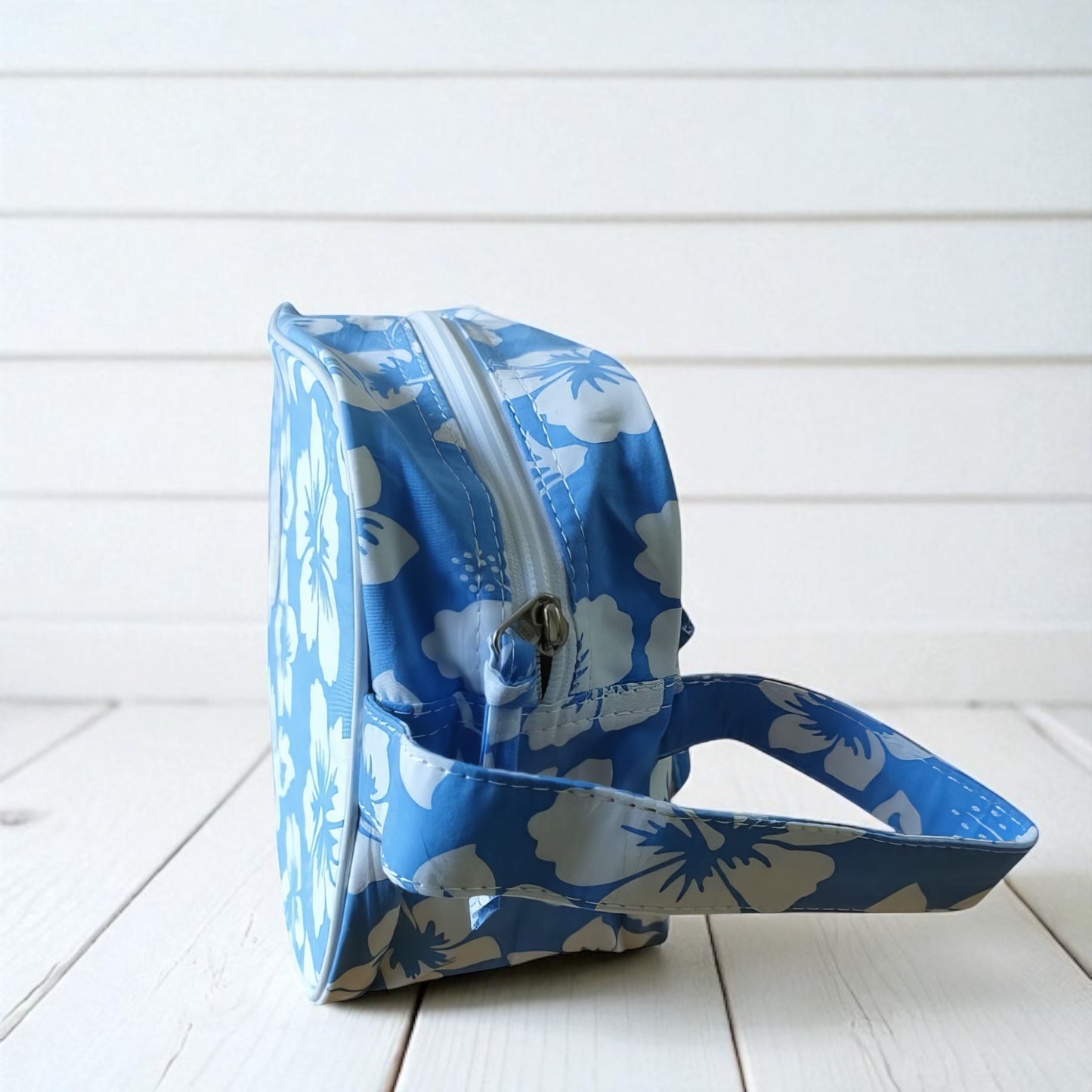 🏝️ Trousse Imprimé Hibiscus – 100% Coton Lavable