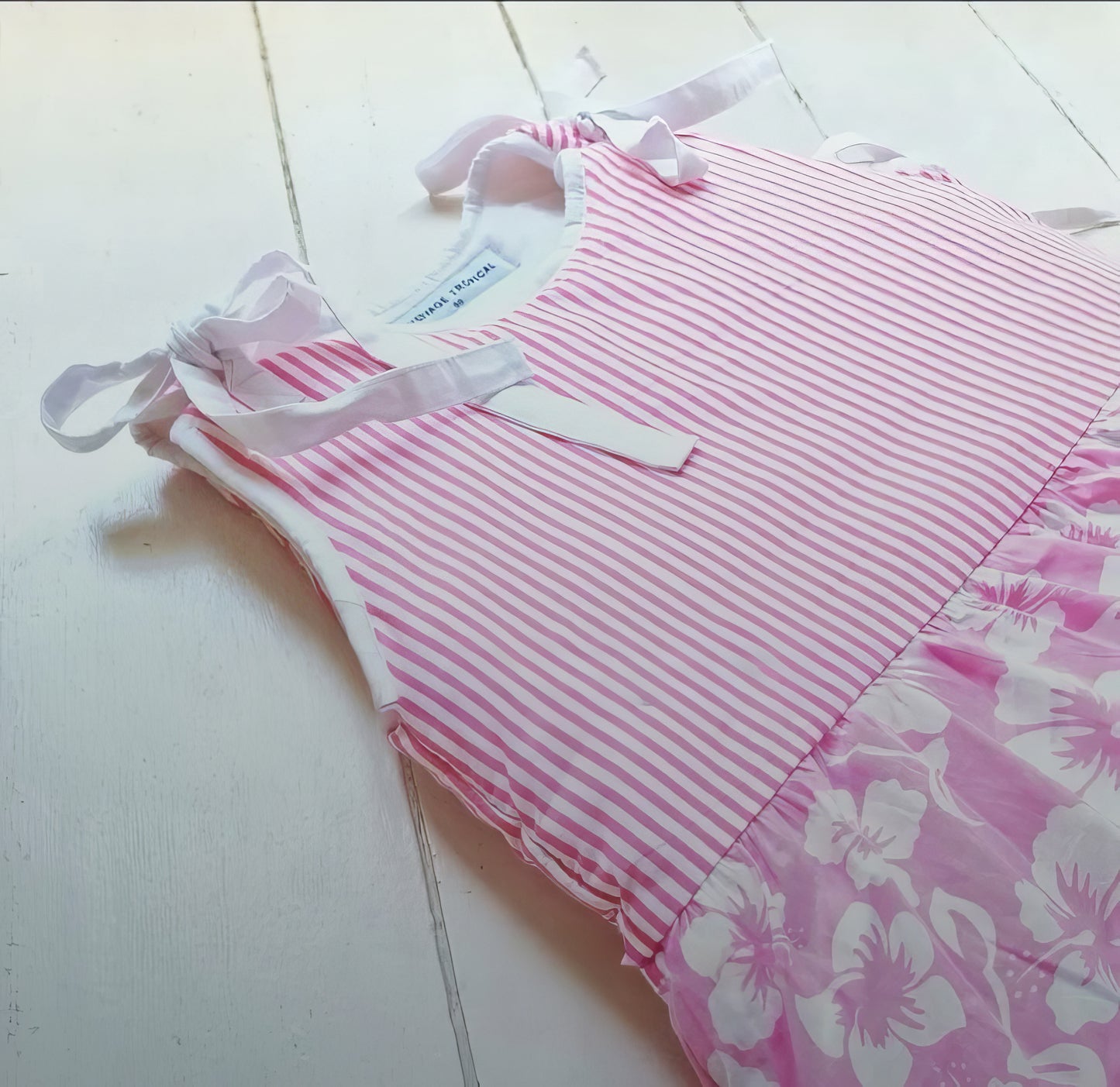 🌺 Turbulette Bébé Tropical – Confort et Douceur Nocturne
