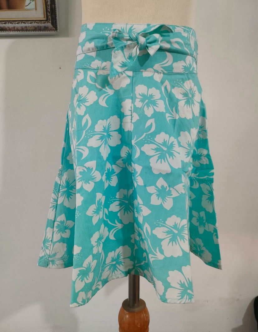 🌸 Jupe Enfant fille Hibiscus – 100% Coton – 3 à 14 ans