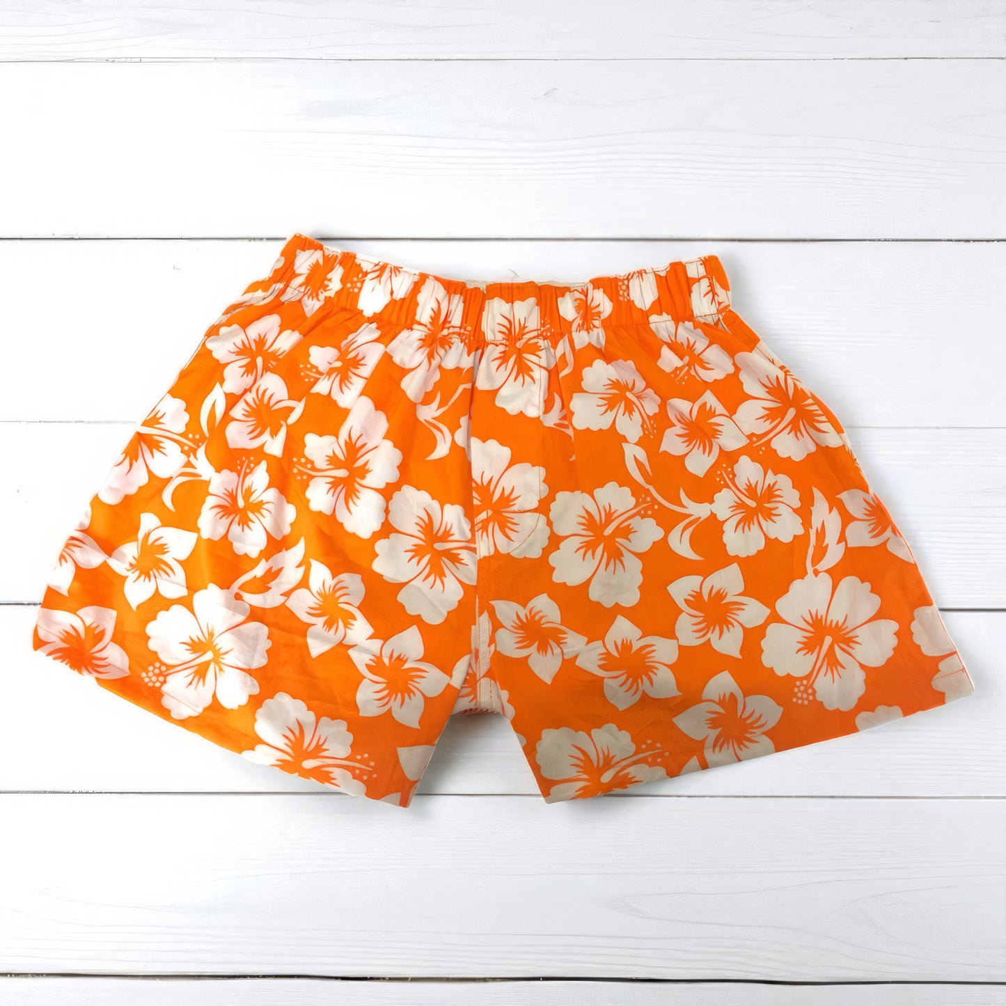 Short garçon imprimé hibiscus