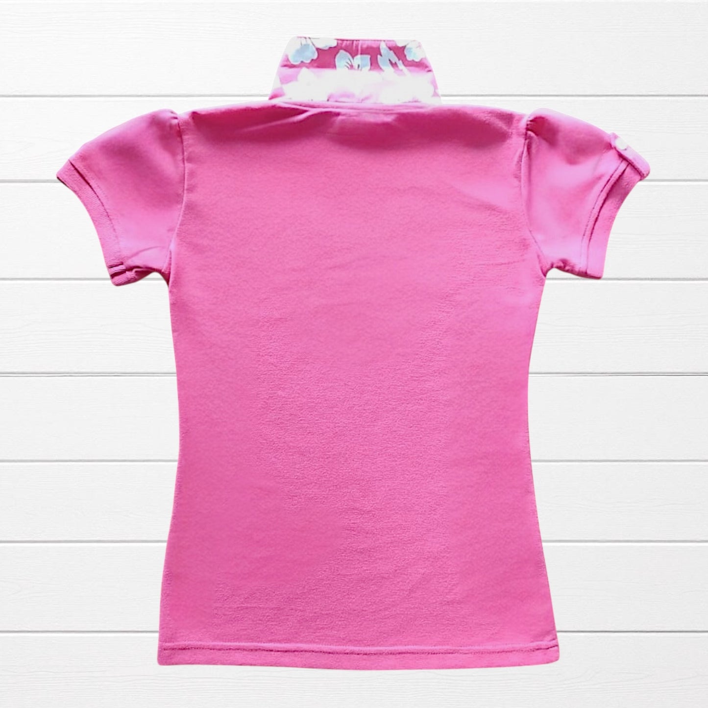 Polo mixte col hibiscus – 3 à 10 ans
