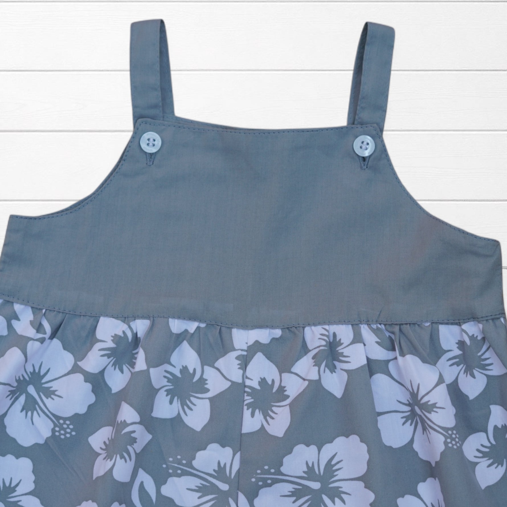 Photo du produit : Barboteuse bébé hibiscus