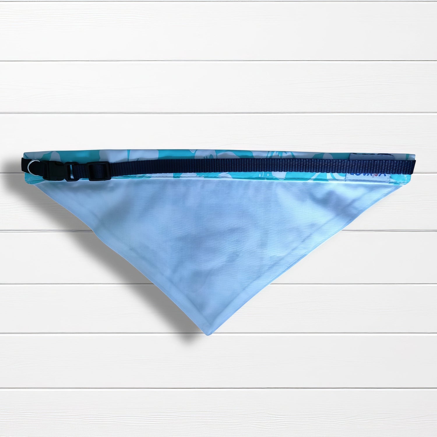 Dog Collar with Hibiscus Print Bandana