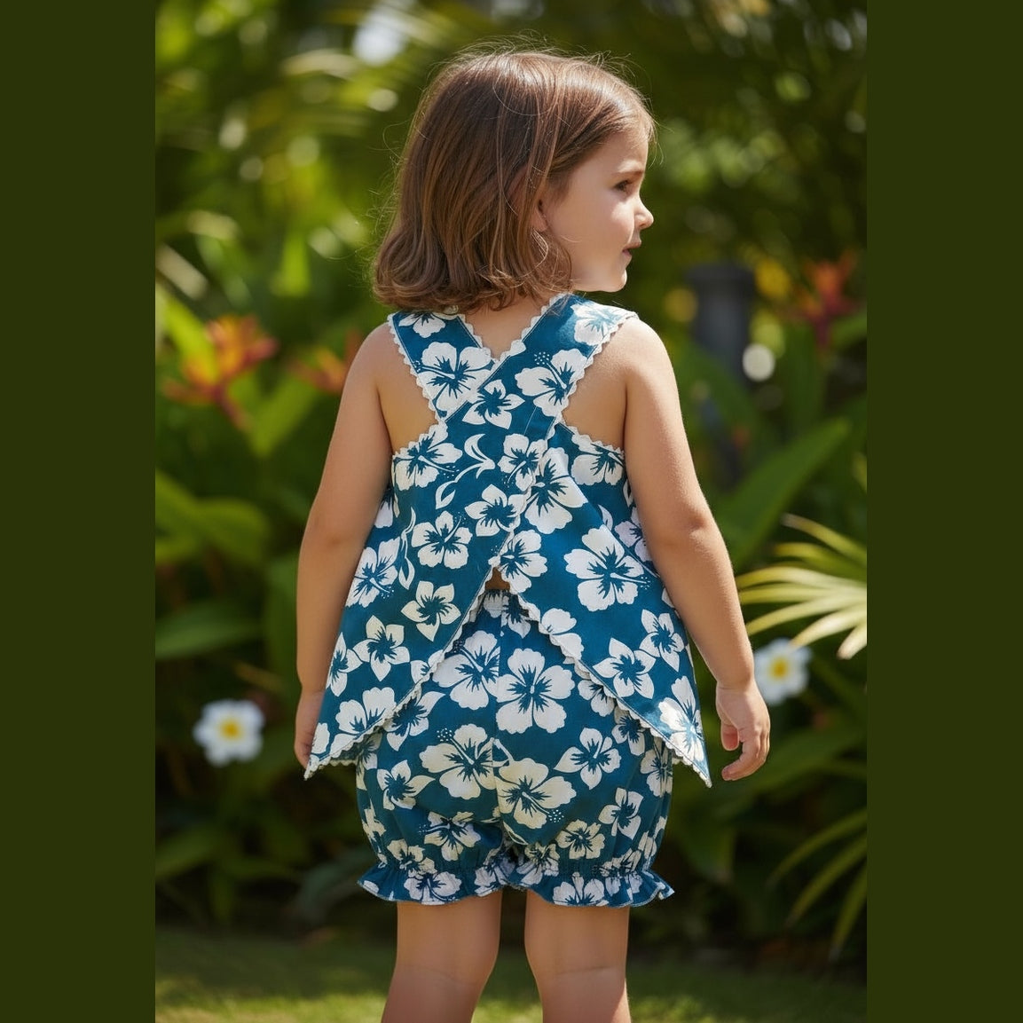 Photo du produit : Culotte bouffante hibiscus