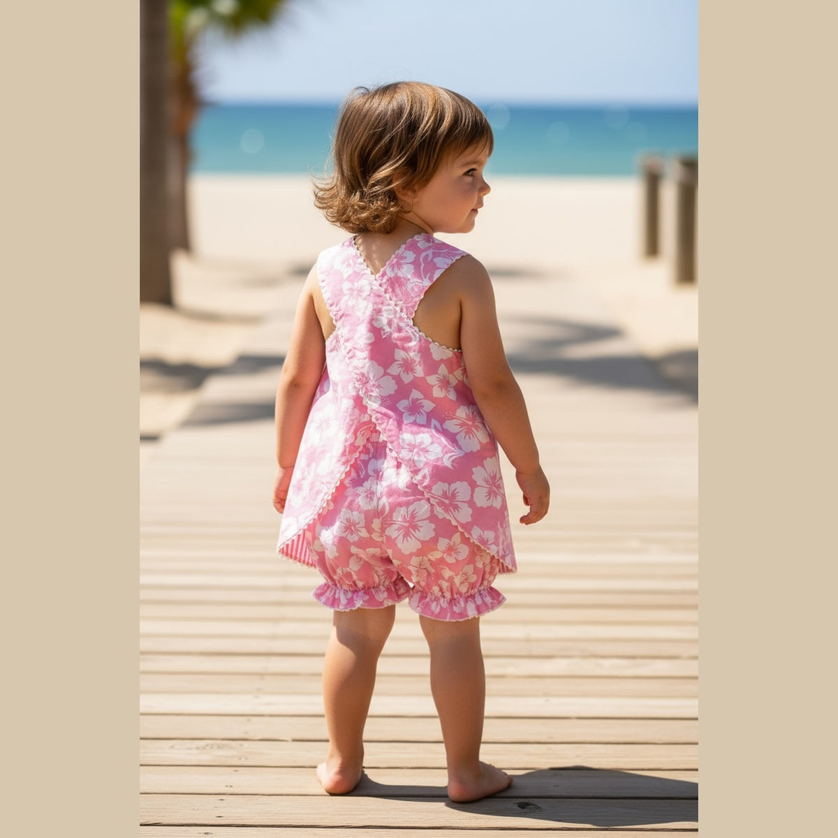 Photo du produit : Culotte bouffante hibiscus