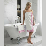 Photo du produit : Draps de bain à vague hibiscus