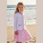 Photo du produit : Gillet fille liseré hibiscus