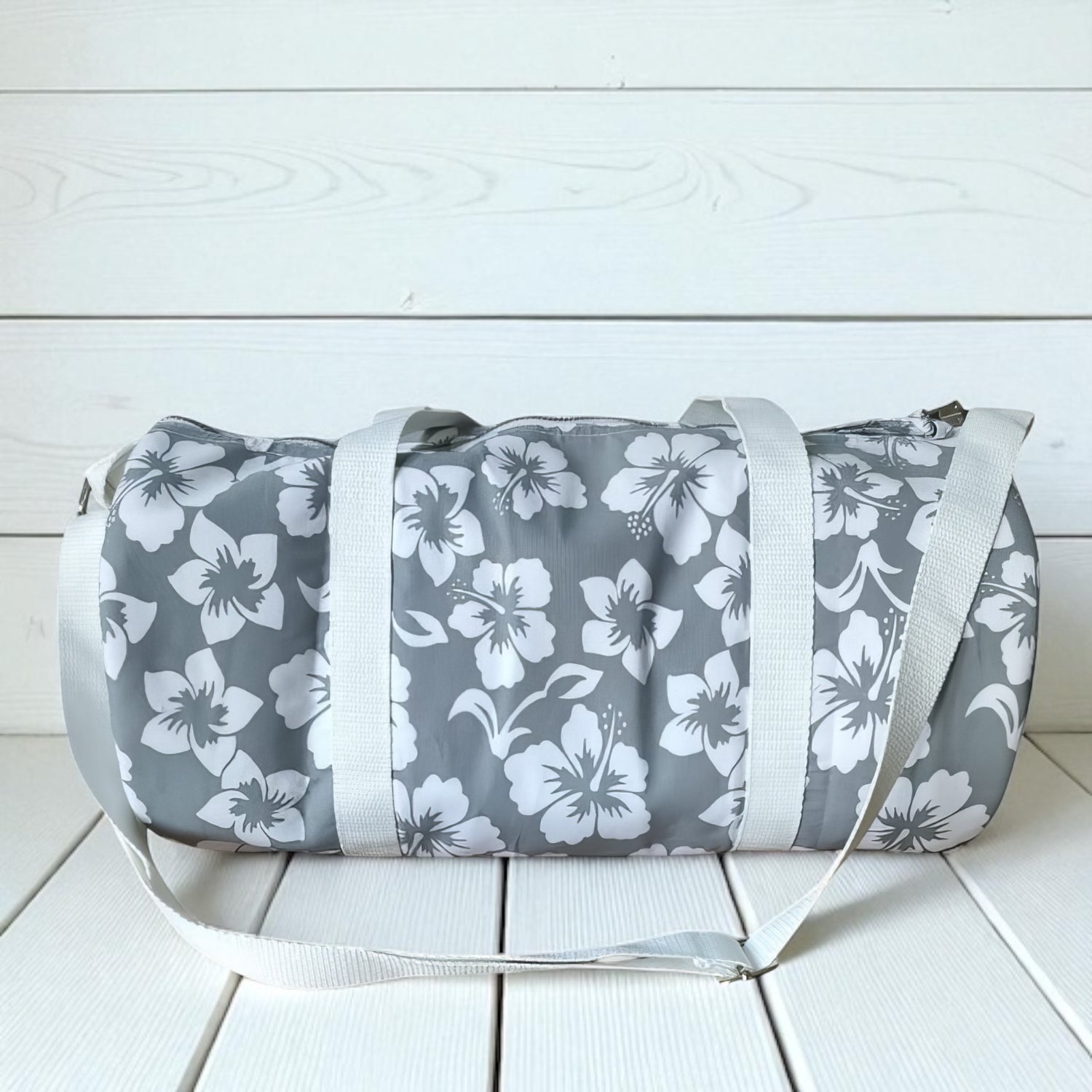 Sac Bowling imprimé hibiscus