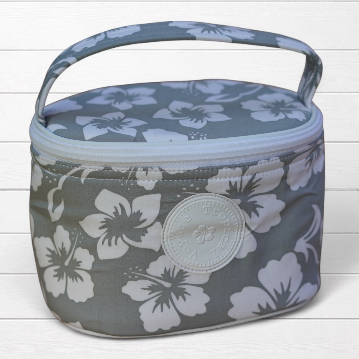 Trousse ronde hibiscus