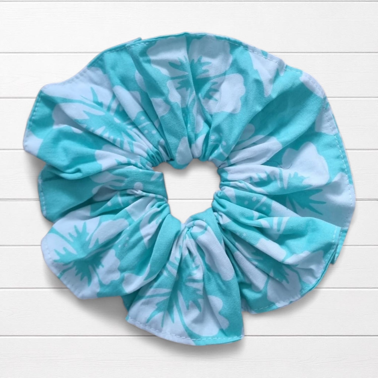 Chouchou imprimé hibiscus