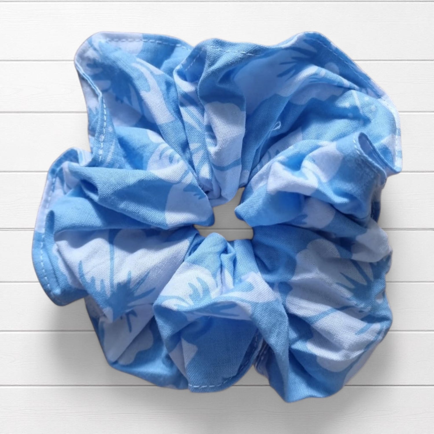 Chouchou imprimé hibiscus