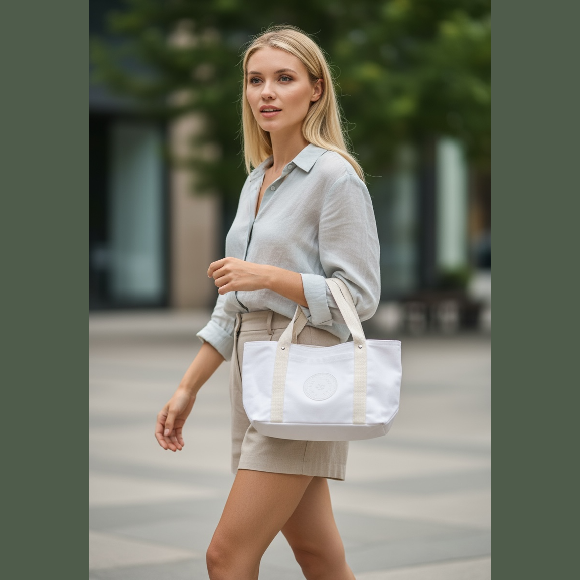 Sac à main en toile résistante