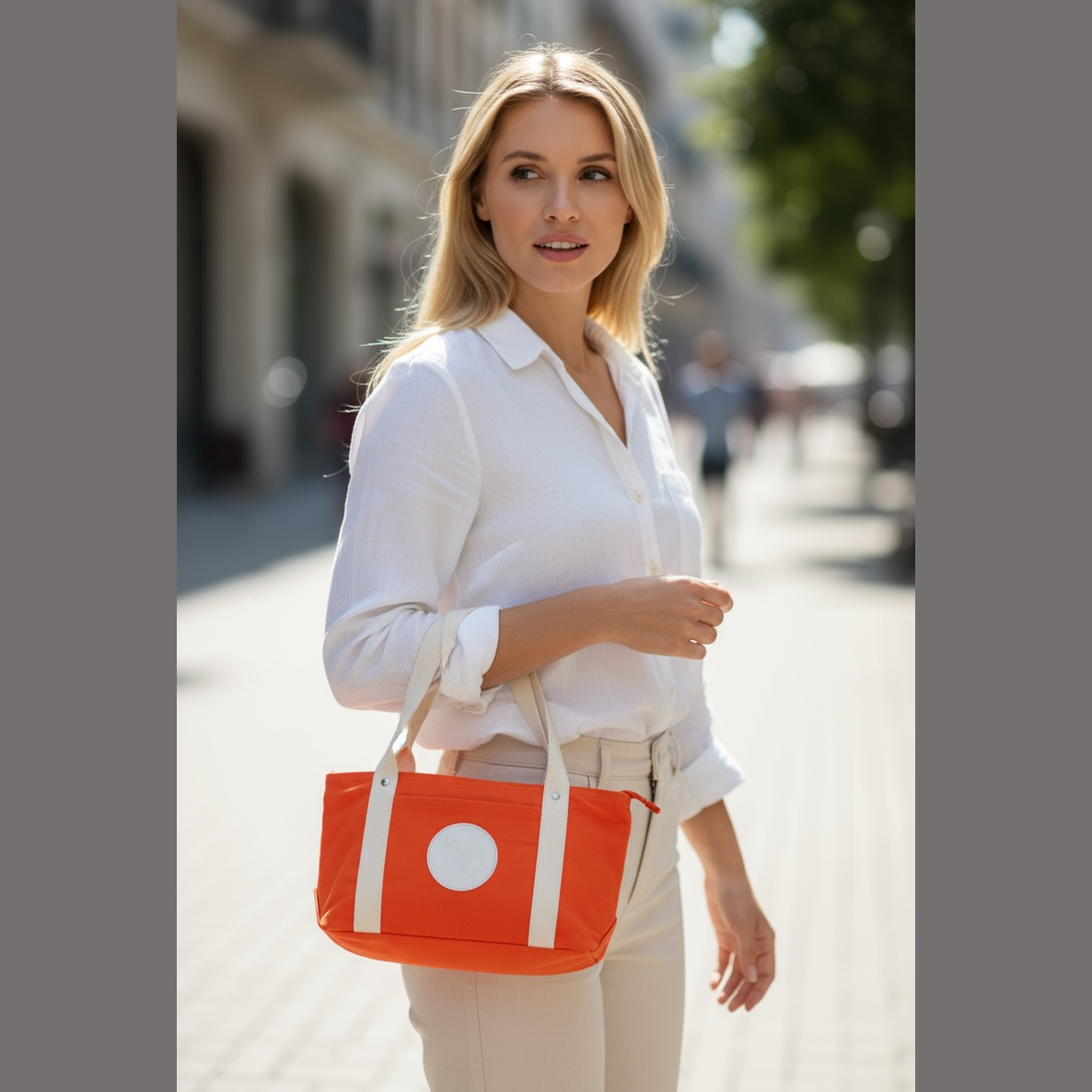 Sac à main en toile résistante