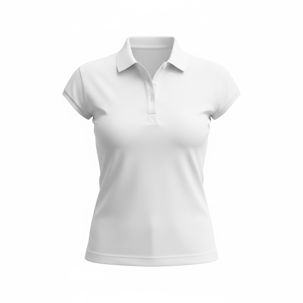 Women's Customizable Tropical Polo Shirt — Short Sleeve