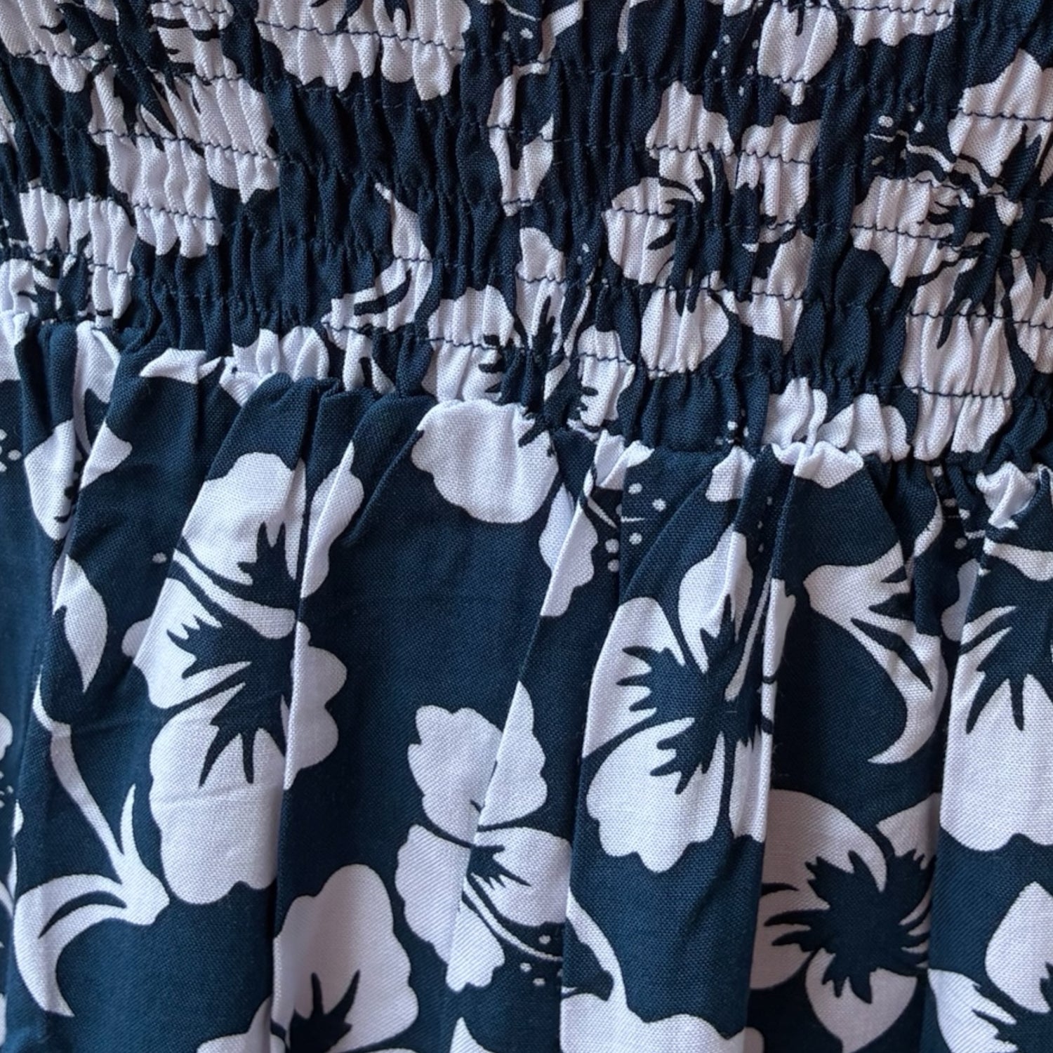 Photo du produit : Robe longue femme hibiscus