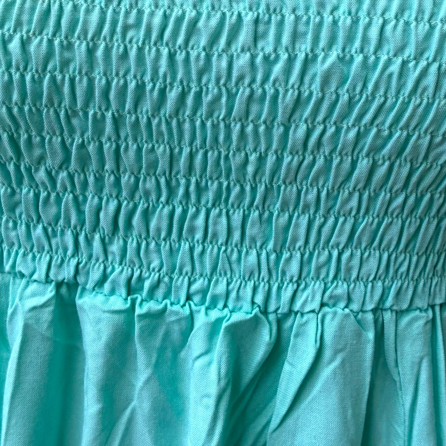 Robe longue bustier smocks