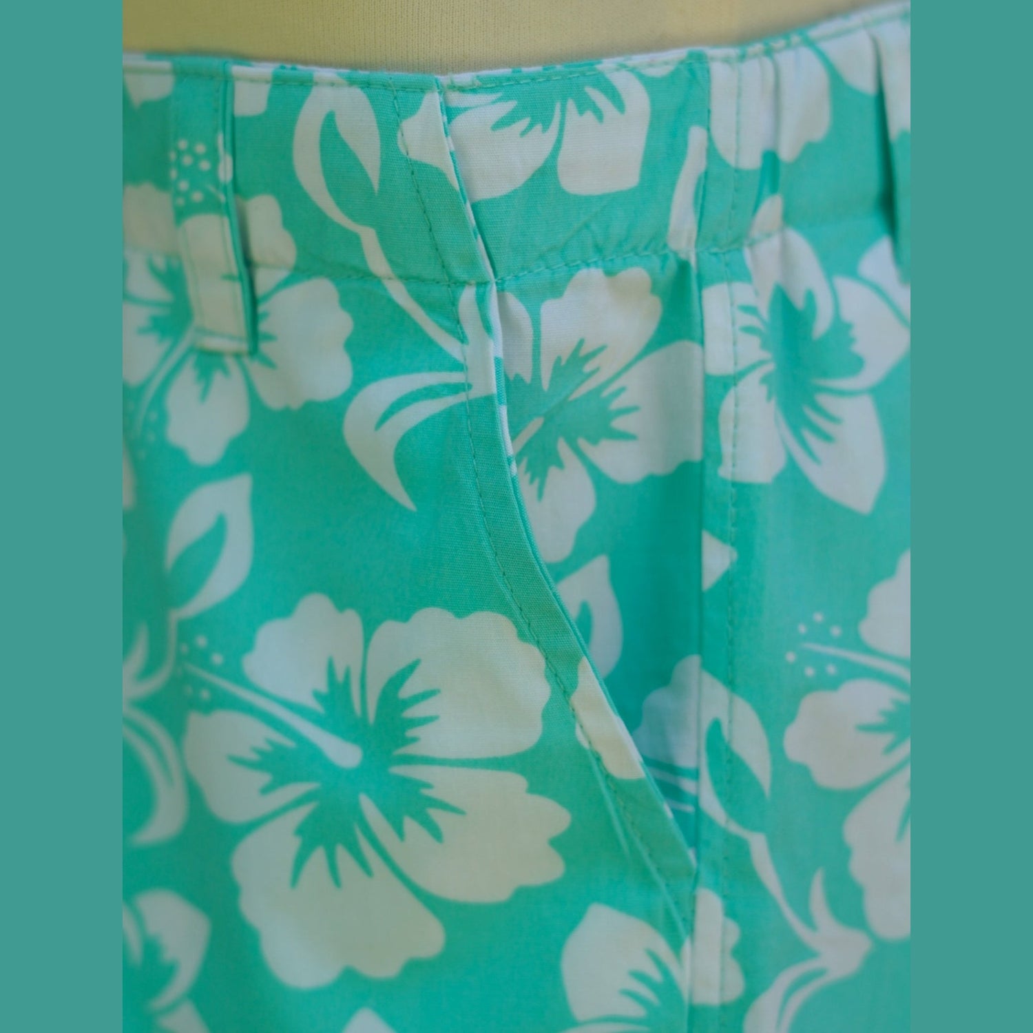 Girls' Hibiscus Print Shorts