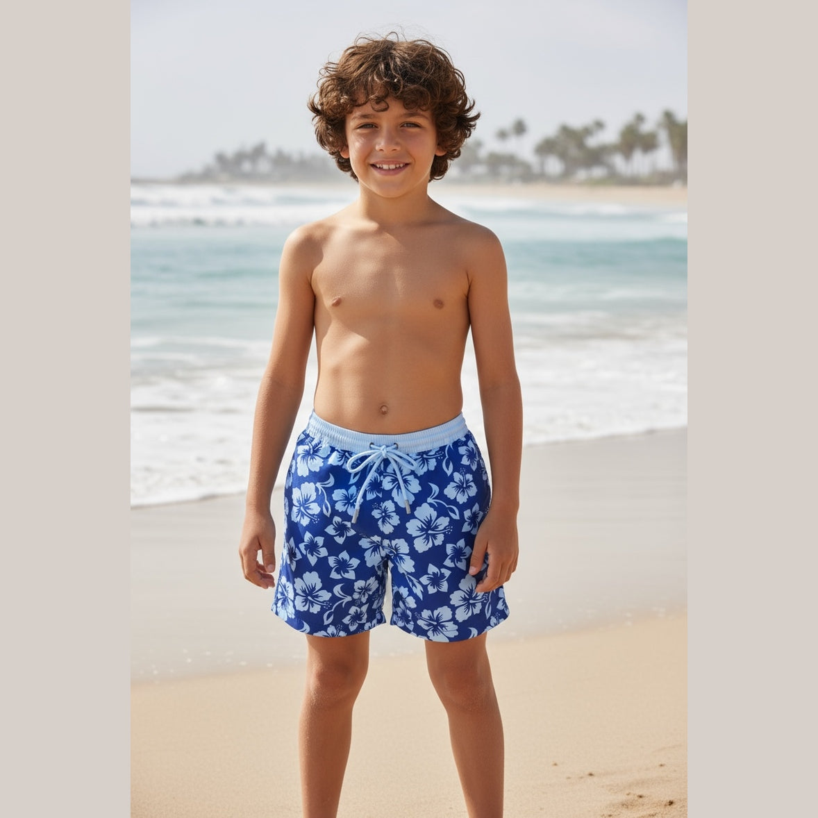 Photo du produit : Short de Bain hibiscus enfant