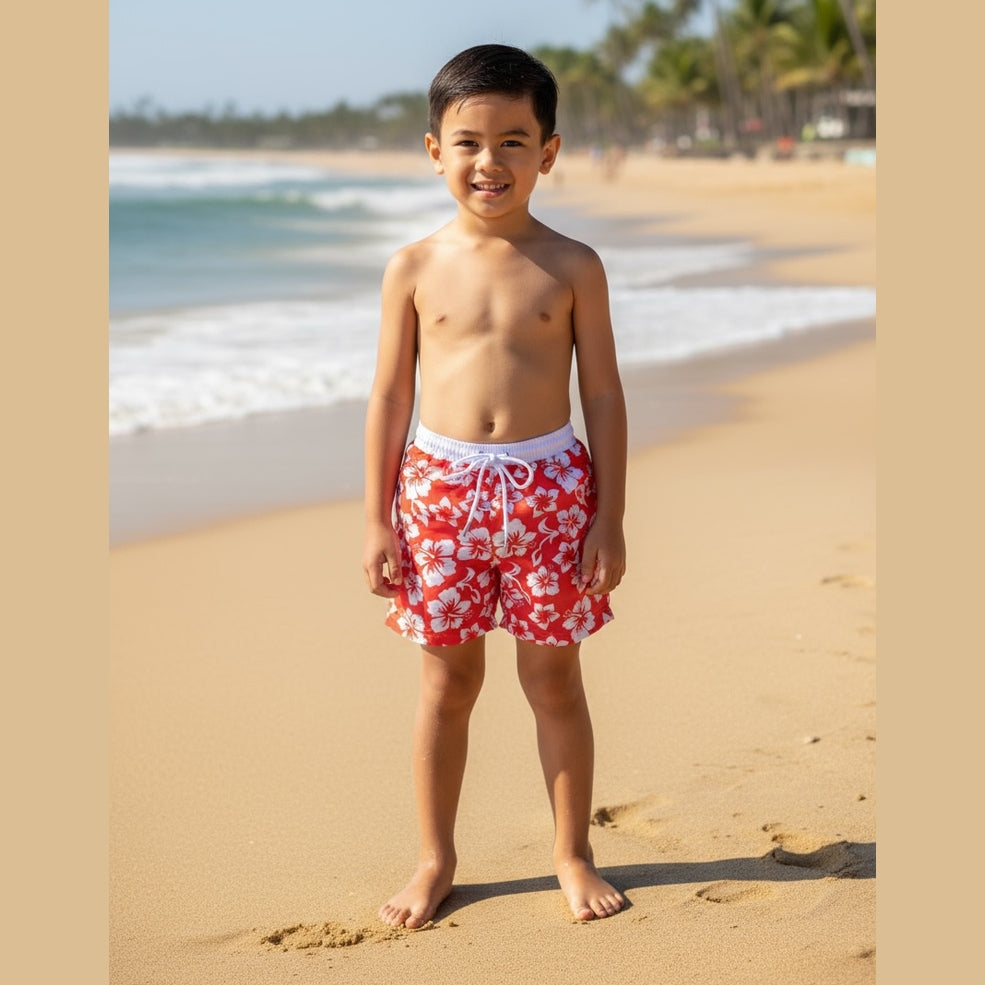 Photo du produit : Short de Bain hibiscus enfant