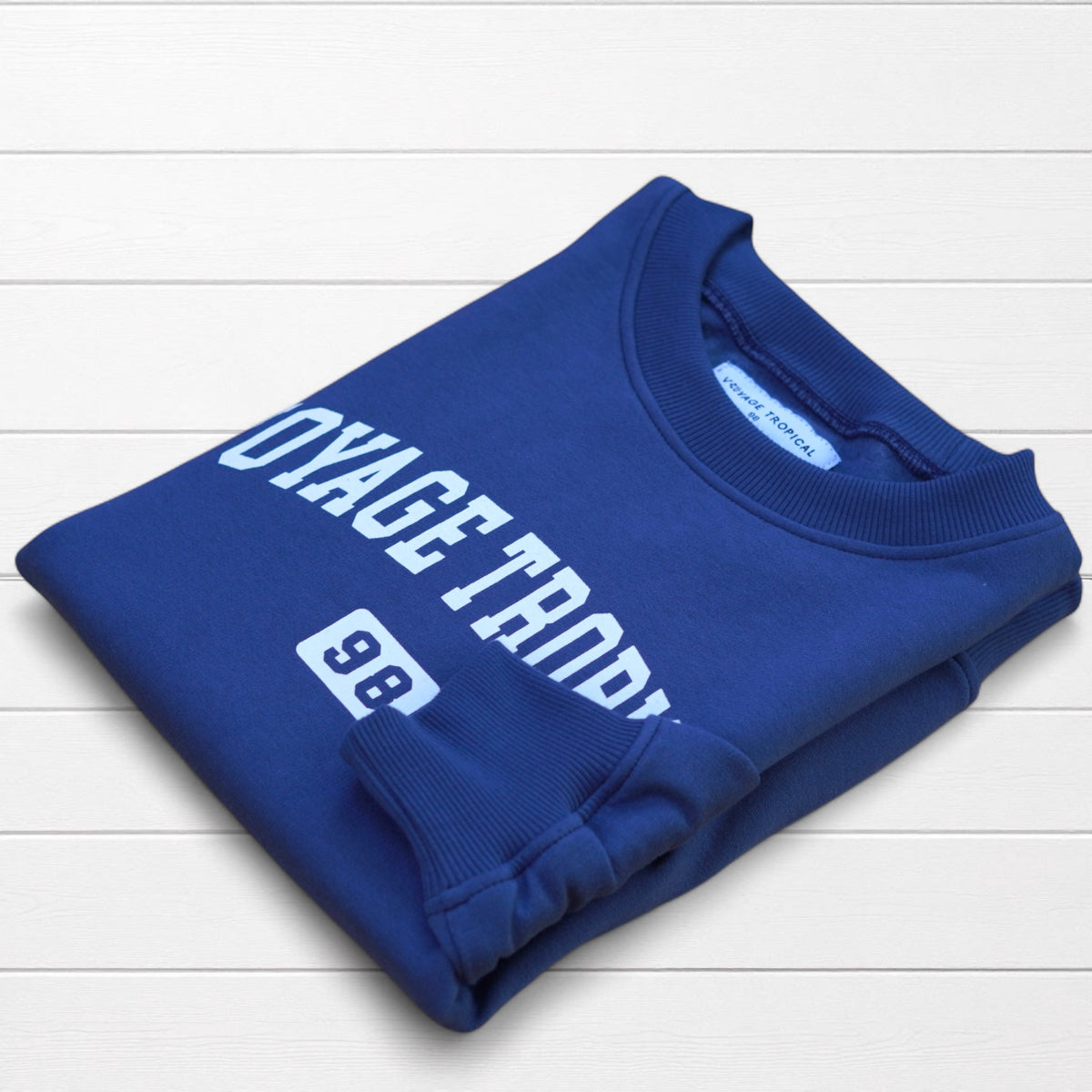 Photo du produit : Sweat-shirt voyage tropical 98 imprimé hibiscus femme