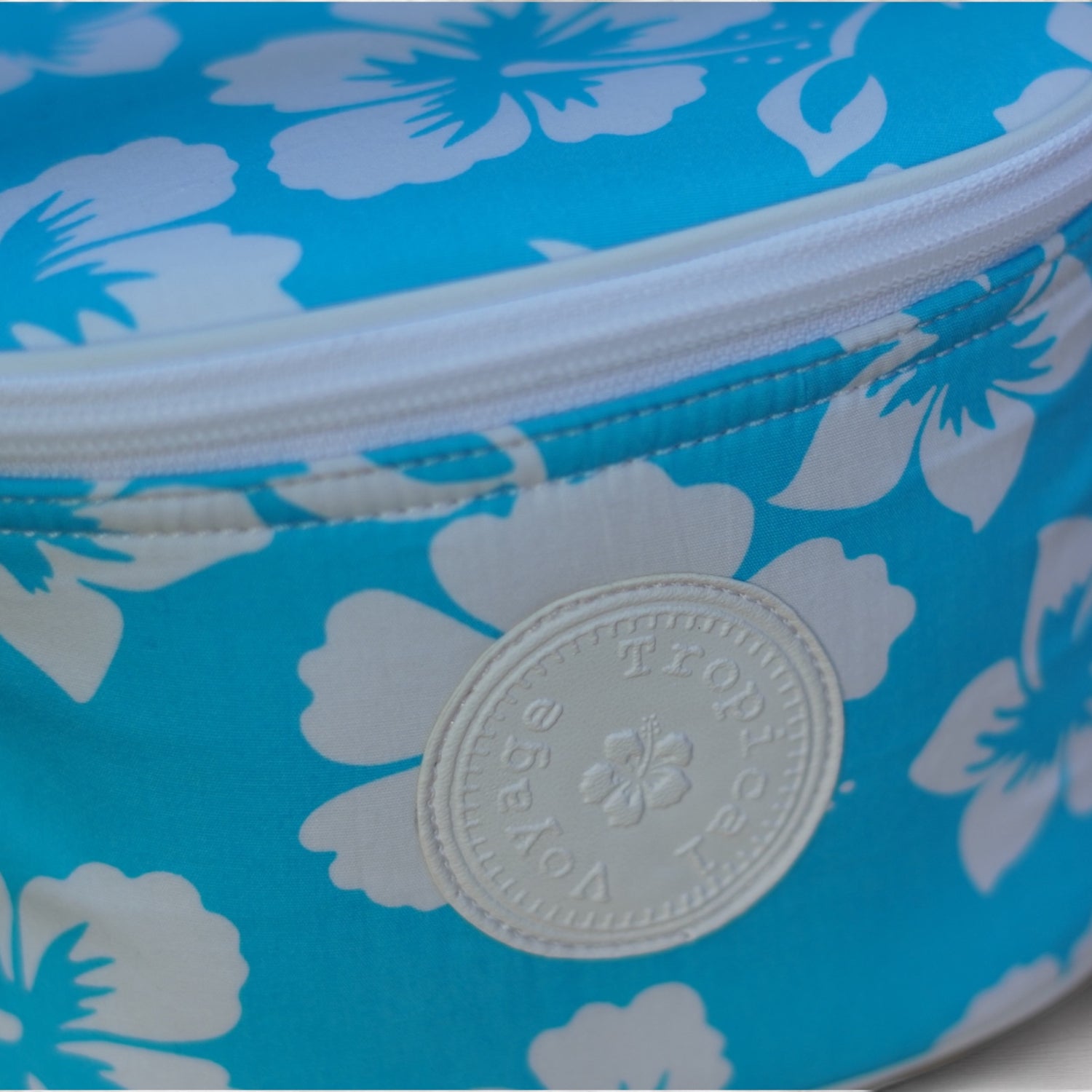 Trousse ronde hibiscus