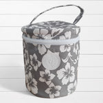 Photo du produit : Trousse ronde tube hibiscus 100% coton