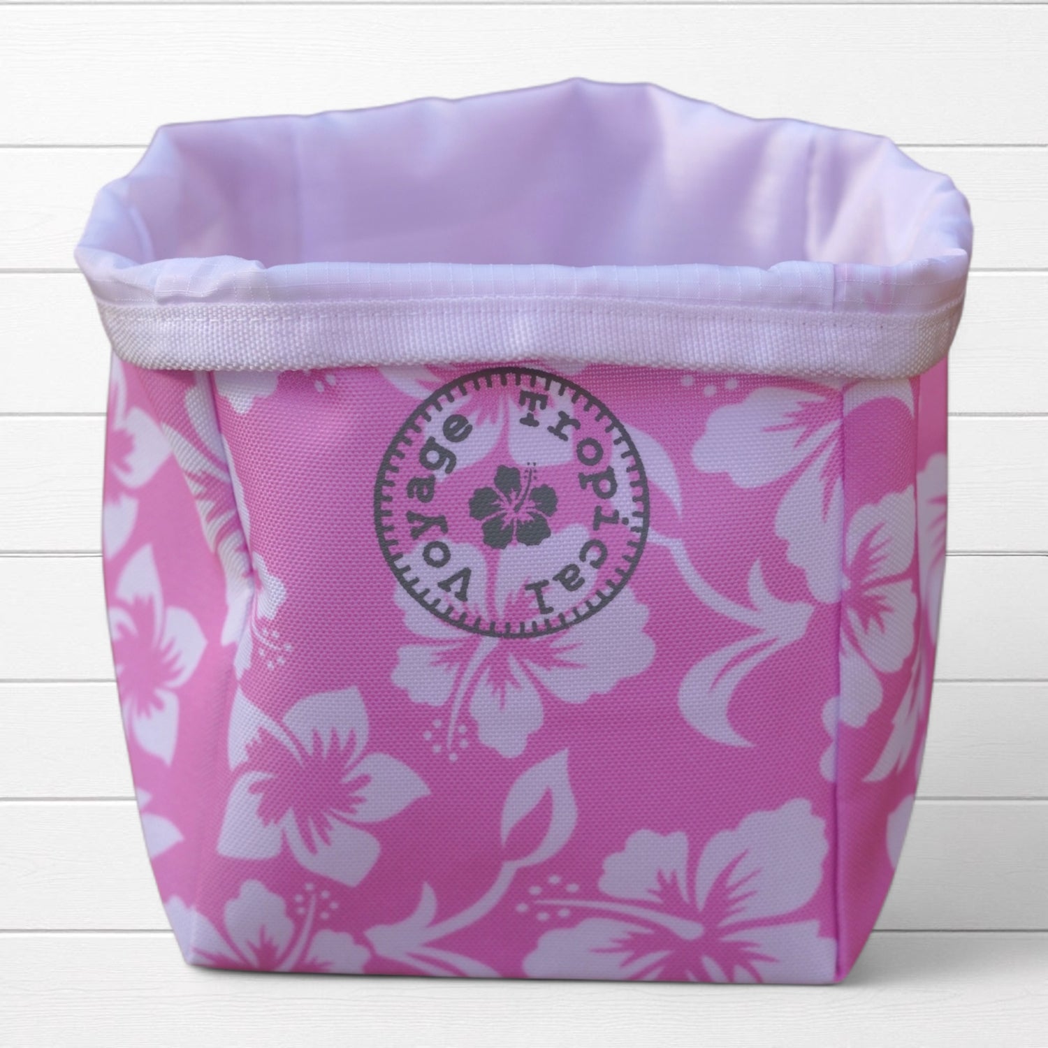 Photo du produit : Vide-poche imprimé hibiscus