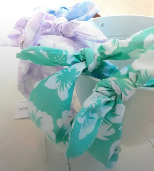 🎀 Bandeau Bébé Fleur Tropicale – Voyage Tropical