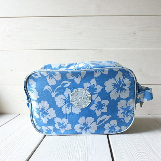 🏝️ Trousse Imprimé Hibiscus – 100% Coton Lavable