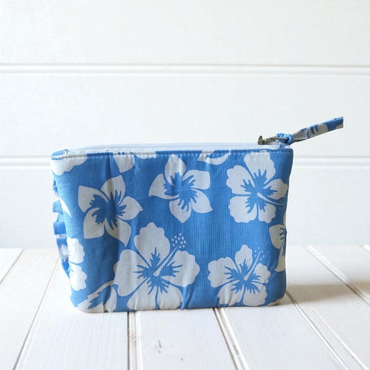 Petite Trousse Hibiscus – 100% Coton Lavable
