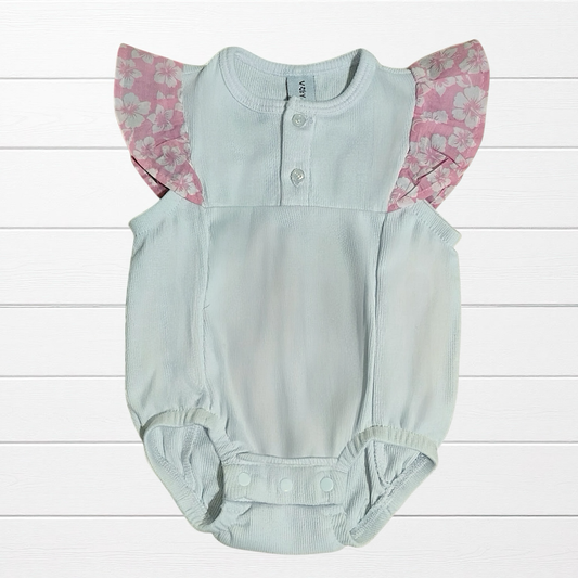 Body fille tropical – 0/6 mois