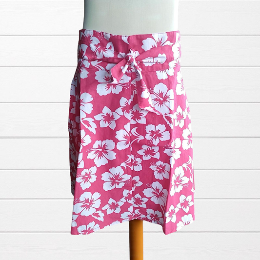 🌸 Jupe Enfant fille Hibiscus – 100% Coton – 3 à 14 ans