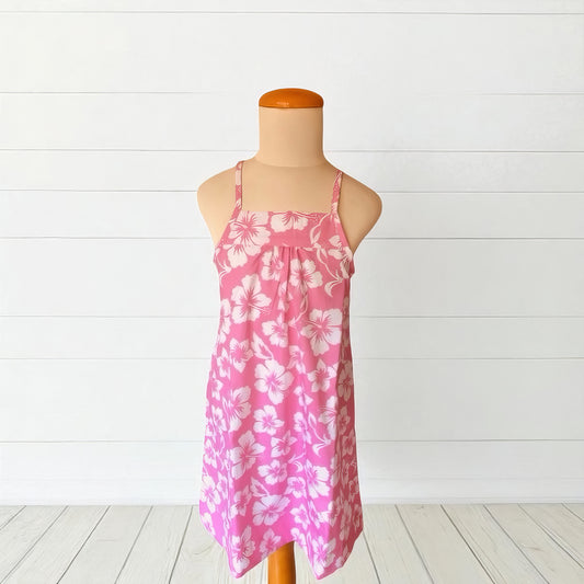 Robe fille à bretelles imprimées – 3 à 8 ans