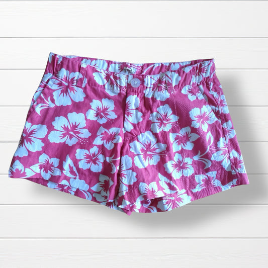 Short fille imprimé hibiscus – 3 à 10 ans