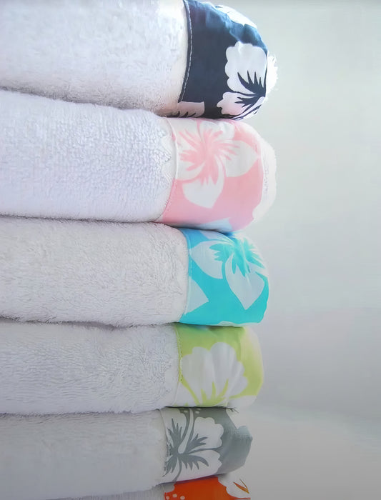 Grand Drap de Bain Tropical – 100% Coton 170x100cm