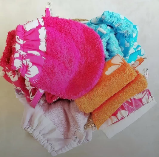 Gant de Toilette Tropical – 100% Coton