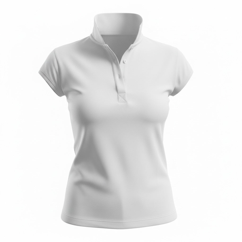 Women's Customizable Tropical Polo Shirt — Short Sleeve