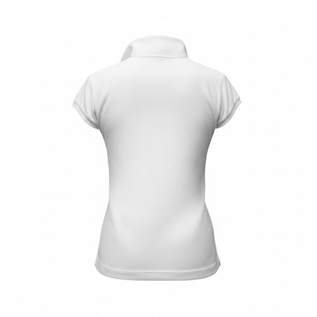 Girl's Customizable Tropical Polo Shirt — Short Sleeve